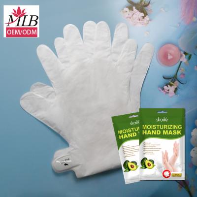 China Moisturizer Moisturizing Face Mask and Hand Care Mask Gloves Private Label Whitening Spa Gloves for Hand Mask for sale