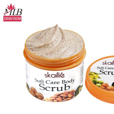 China Exfoliator own brand body and face scrubs african exfoliating scrub private label body and foot scrub for sale