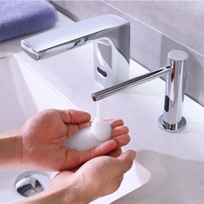 China High Quality Foam Soap Dispenser Stainless Steel Foam Sensor Faucet Hotel Soap Dispenser for sale