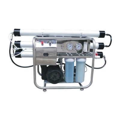 China 2000LPD Hotels RO Seawater Purification Seawater Desalination Plant Water Treatment Machine for sale