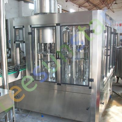 China Luxury Automatic 3-in-1 Small Water Juice Liquid Bottle Packing And Filling Machine for sale