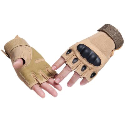 China Multifunctional Custom Half Finger Army Military Combat Hunting Shooting Tactical Glove for sale