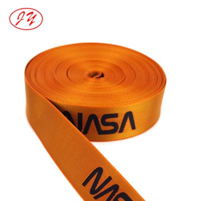 China 40mm Custom Durable High Tenacity Woven Tape Jacquard Webbing Nylon Webbing Strap for sale