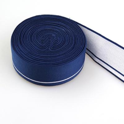 China Durable Custom High Density Nylon Jacquard Elastic Band Mercerized Flexible Belt Webbing Strap for sale