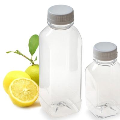 China Beverage Factory Wholesale Food Grade Custom PET Empty Transparent Plastic Bottles For Beverage for sale