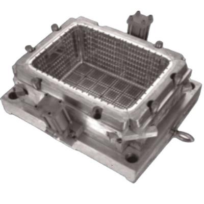 China Transportation of Goods Made in China Top Quality Injection Plastic Crate Molding Plastic Mold Crate for sale