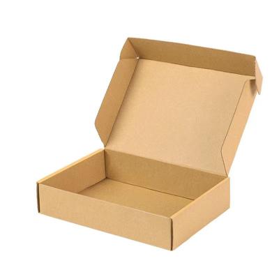 China Recycled Materials Courier Packing Boxes Recyclable Pink Underwear For Sale Box Dress Clothing Shoes Chocolate Brown Packing Box for sale