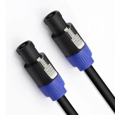 China 7m Speaker Speakon Connector 12 AWG Speaker PA Patch Cords 12 Gauge Speakon To Speakon 2.5SQ for sale