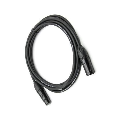 Chine OFC Mic Patch Cord 3 broches XLR faire à la femme fil de microphone noir 20 pieds à vendre