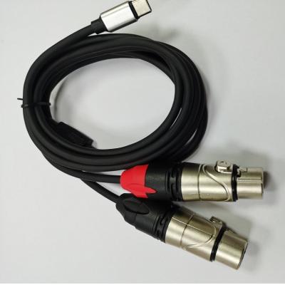 China DAC C zum doppelten XLR-Frauen-Audiokabel Y-Splitter eingebaut leistungsstarker DAC-Chip zu verkaufen