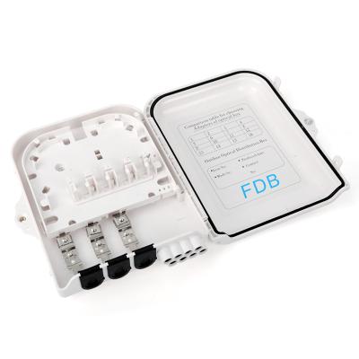 China Installation Fiber Optic Preassembly Distribution Box 1X8 Core Outdoor Fiber Optic Terminal Junction Box FTTH for sale