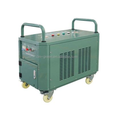 China Refrigerant Gas Residual Recycling Machine Air Conditioner Ac Gas Charging Machine 2HP Oil Less Recovery Machine for sale