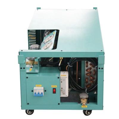 China 2HP Refrigerant Vapor Recycling Machine R22 R410a Chiller Hvac Ac Gas Charging Recovery Machine for sale