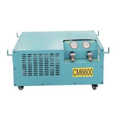 China Máquina de recuperación de refrigerante R1233zd R134a con aceite completo menos 2 HP máquina de carga de gas de freón a/c en venta