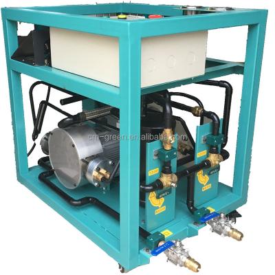 China 4HP Low Pressure Oil Less R123 Refrigerant Recovery Machine Chiller Recovery Charging Machine for sale