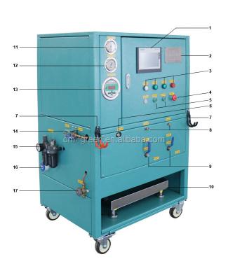 China 4 kg/Min. Füllgeschwindigkeit MO99 Kühlmittelrückgewinnungsmaschine mit hoher Spaltladegeschwindigkeit zu verkaufen