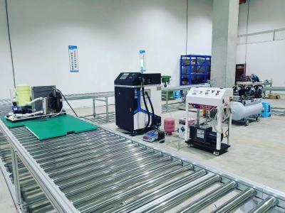 China AC Refrigerant Charging Machine Ac Production Line Refrigerant Vacuum Recovery Filling Station For Ac Chiller Ice Machine for sale