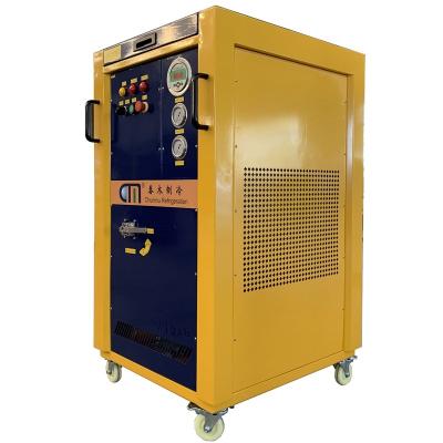 China R600a Máquina de recuperación de gas del tanque ISO de refrigerante de 4 HP R134a R32 Máquina de carga de aire acondicionado a/c en venta