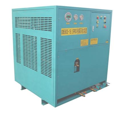 China Waste Recycling Refrigerant Recovery Machine 25HP Oil Less Ac Recovery System Gas Recovery Charging Machine for sale