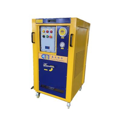 China Gasfreonherstelmachine r134 4HP recoery-eenheid airconditioning hersteloplaadmachine Te koop