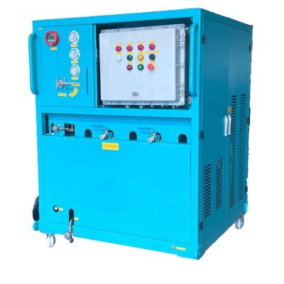 China freon gas manufacturing plant oil less compressor  refrigerant reclaim system for sale