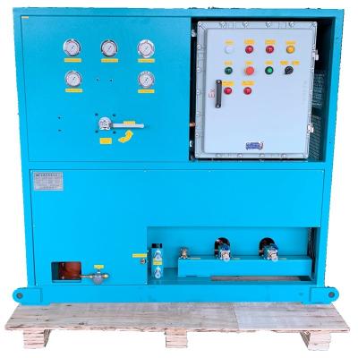 China Refrigeration ac recharge machine refrigerant recovery pump 25HP ISO tank recovery unit air conditioner recovery machine for sale