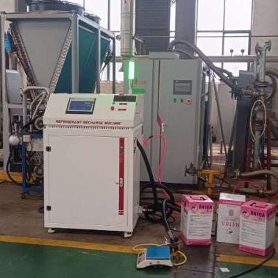 China R410a R11 Freon Auto Ac Gasfüllmaschine Automatische R134a Ac Gas Lademaschine zu verkaufen