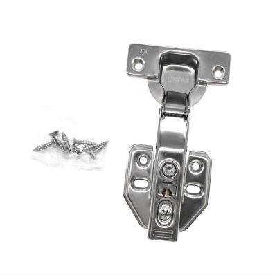 China 180 Degree Concealed Kitchen Cabinet Glass Hardware Hinge Modern Hydraulic Door Hinge for sale