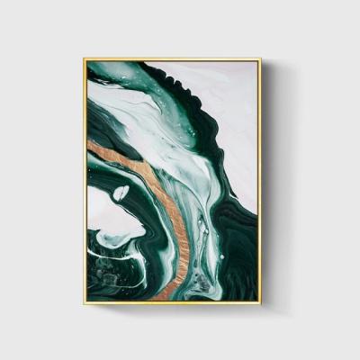 China Mordern Wall Painting For Living Room Wall Handmade Gold Foil Hotel Artwork Modern Painting Abstract Wall Art Oil Painting On Canvas for sale