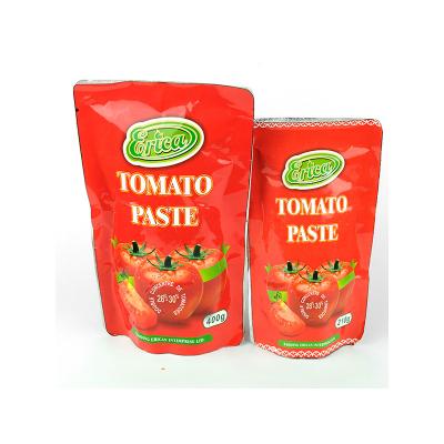 China Africa Hot Sale 70 Gram Tomato Sauce Sachet In Pouch 50 Pcs In A 28-30% Concentration Custom In Roll for sale