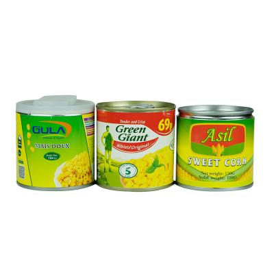 China Factory Wholesale Canned Packaged 340g Yellow Canned Corn Corn Kernel Canned Water In Brine Food for sale