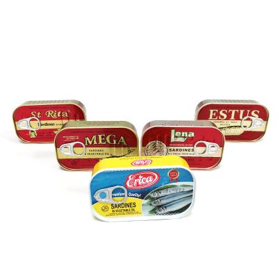 China 125g China Canned Fresh Canned Sardine in Oil OEM Brand High Quality for sale