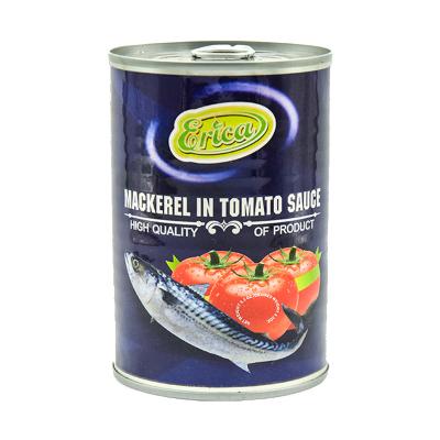 China High Quality Canned Mackerel Fish Canned Market African Hot Sale Good 155 Grams In Tomato Sauce for sale