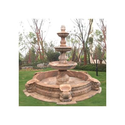 China EUROPEAN China factory marble wall fountain marble lion fountain made in china water fountain for sale