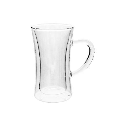 China Disposable Glass Milk Juice Coffee Glasses Latte Cappuccino Cups for sale