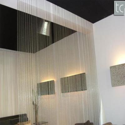 China Hot sale fashion metal ball chain curtain metal beaded curtain for room divider partition for sale