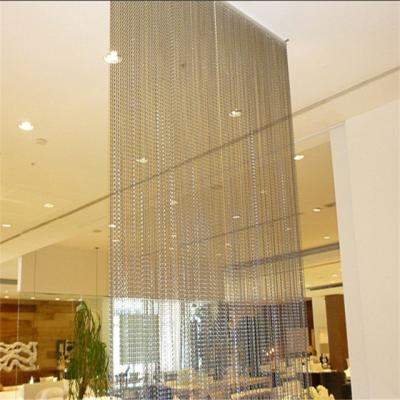 China Aluminum chain link curtain for divider/partition for sale