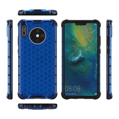 China Shock apply to Huawei Mate20 30 40 pro 20X 30E full-edge silicone translucent anti-fall and four-corner anti-slip airbag case for sale