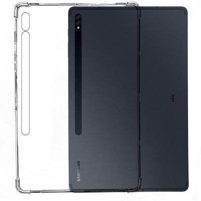 China 2021 Shockproof Protective Transparent TPU Sleeve sm-t730 t735 t736b Airbag Shell For Samsung Galaxy Tab s7fe for sale