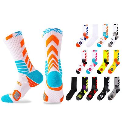 China Wholesale Breathable Colorful Unisex Funny Logo Christmas Basketball Winter Cotton Winter Cotton Sports Custom Socks For Women for sale