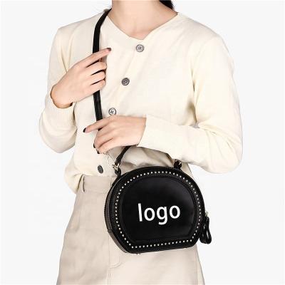 China 2021 Fashion Designer Custom Logo Purse Leather Purses And Handbags Bags Rhinestone Logo Custom Purse Vendors Women Handbags Ladies for sale