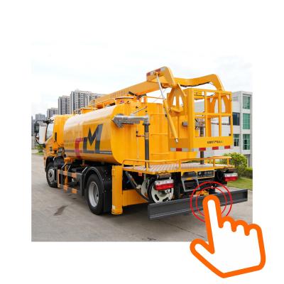 China FULONGMA 5cbm water tanker with hydraulic aerial platform YCY30165-60 for sale