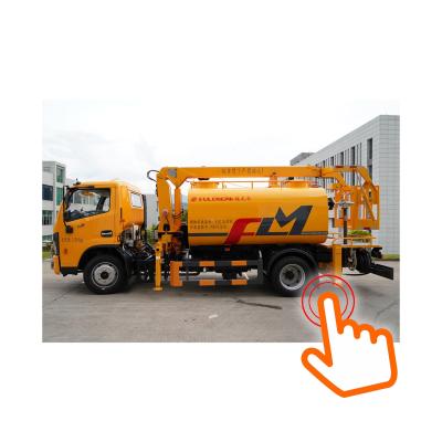 China FULONGMA 10m Hydraulic Aerial Lift 5cbm Water Tanker Truck YCY30165-60 for sale