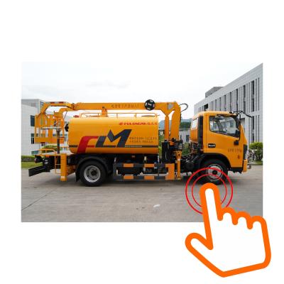 China FULONGMA Water Tanker Truck With 10m Aerial Work Platform YCY30165-60 for sale