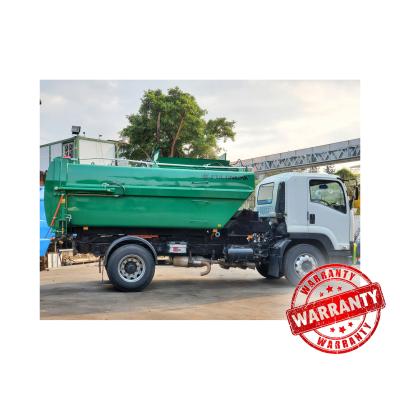 China Building Material Stores FULONGMA 12000L Side Loading Garbage Truck For Kitchen Waste for sale