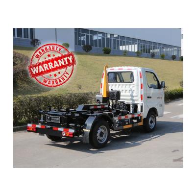 China Construction Material Stores FULONGMA 1000lg Small Waste Trailer With Hook For Dump Transport for sale