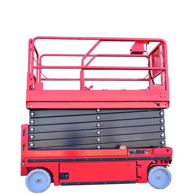 China Maintenance Operation Mini Factory Manual Mobile Pneumatic Scissor Lift Vertical Loading Aerial Platform for sale