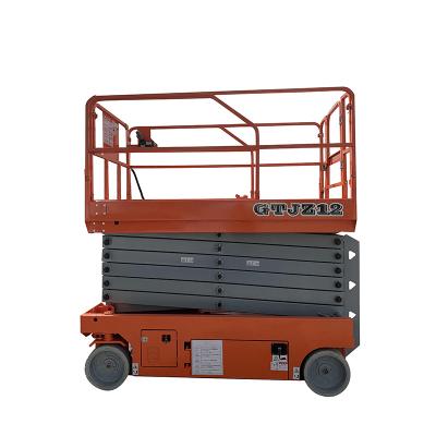 China Aerial Maintenance Working Self Propelled Mobile Hydraulic Electric Scissor Lift Telescopic Manual Vertical Man Lift for sale