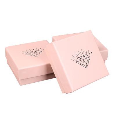 China Custom Logo Ring Necklace Earring Cardboard Gift Jewelry Packaging Box Friendly Wholesale Box for sale