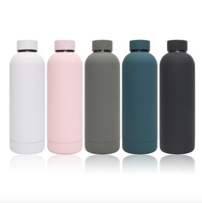 China 500ML 17OZ Stainless Steel Viable Water Bottle Double Wall Insulated Sports Bottle BPA Free Tumbler Leak Proof for sale